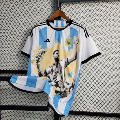 Argentina 2023/24 Camisola Mundial Championship Comemorativa Edição – Homem