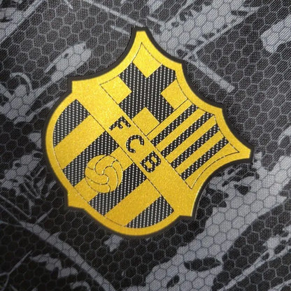 Barcelona 2023/24 Camisola Especial Preta Dourada – Homem