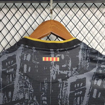 Barcelona 2023/24 Camisola Especial Preta Dourada – Homem