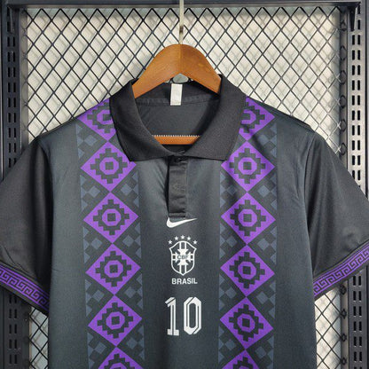 Brasil 2023/24 Preta Polo – Homem