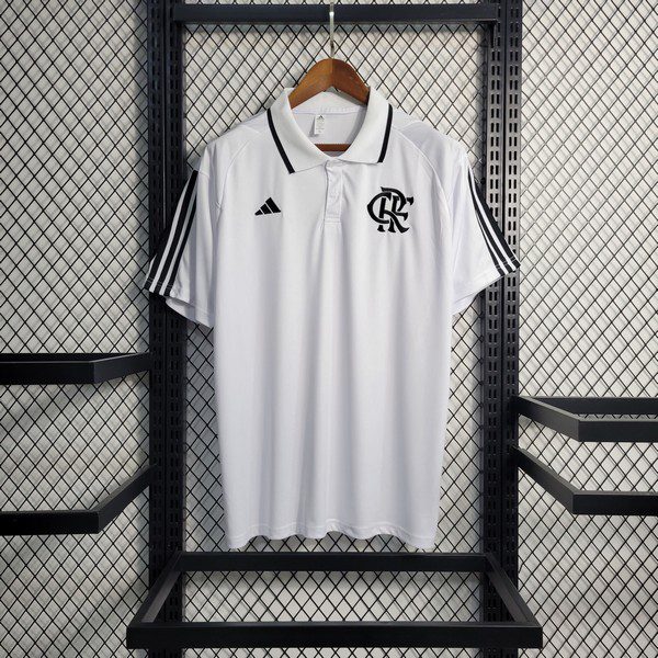 Flamengo 2023/24 Branca Polo – Homem