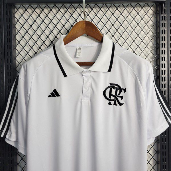 Flamengo 2023/24 Branca Polo – Homem