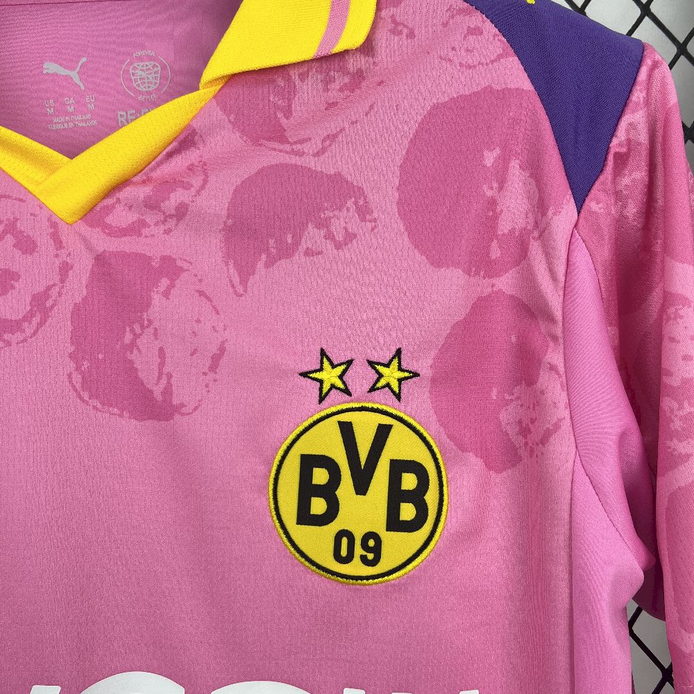 Borussia Dortmund 2025/26 Camisola Especial Rosa – Homem