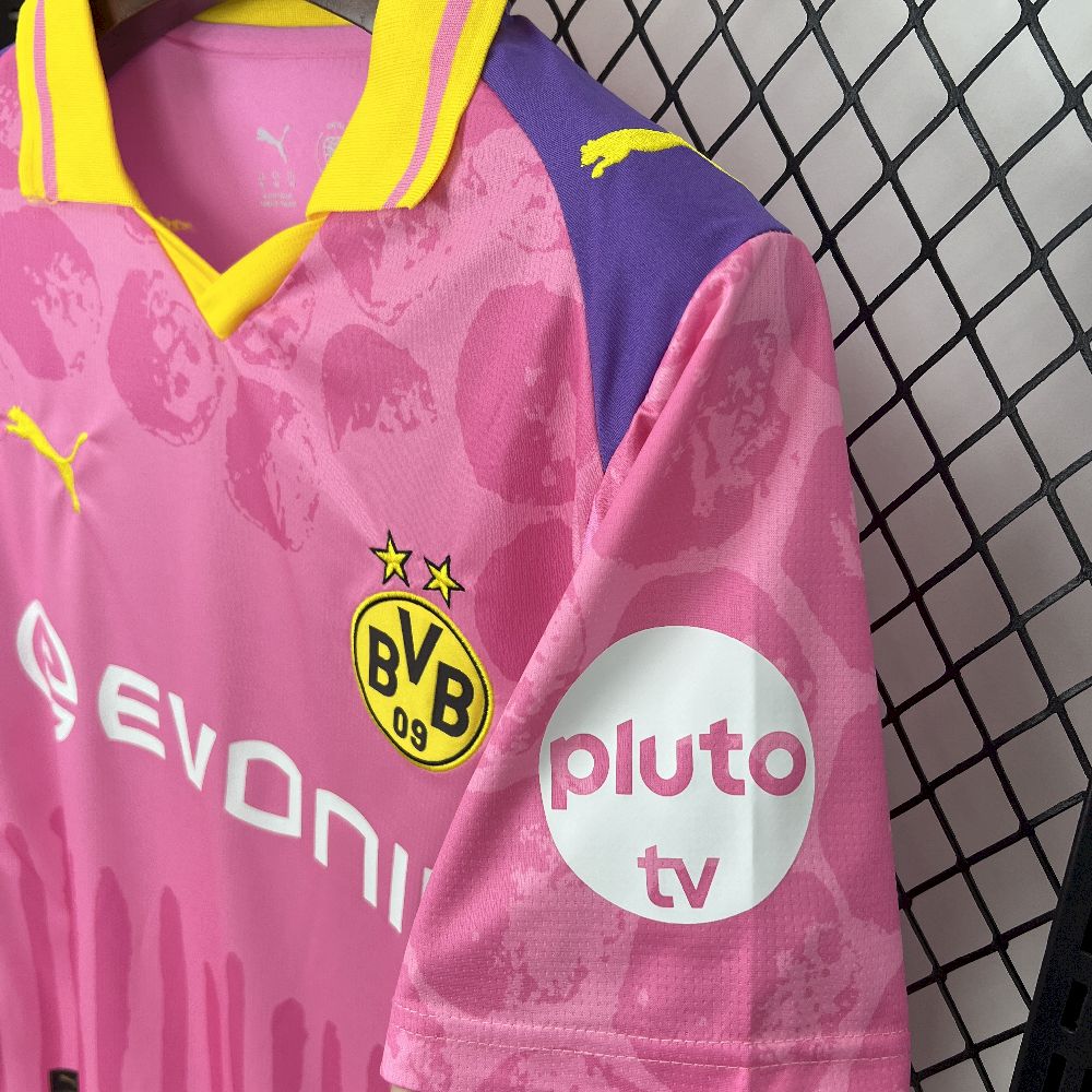 Borussia Dortmund 2025/26 Camisola Especial Rosa – Homem