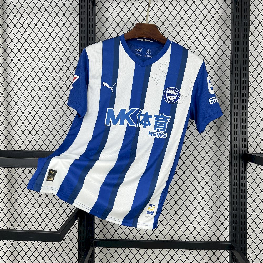 Deportivo Alaves 2025/26 Camisola Principal – Homem