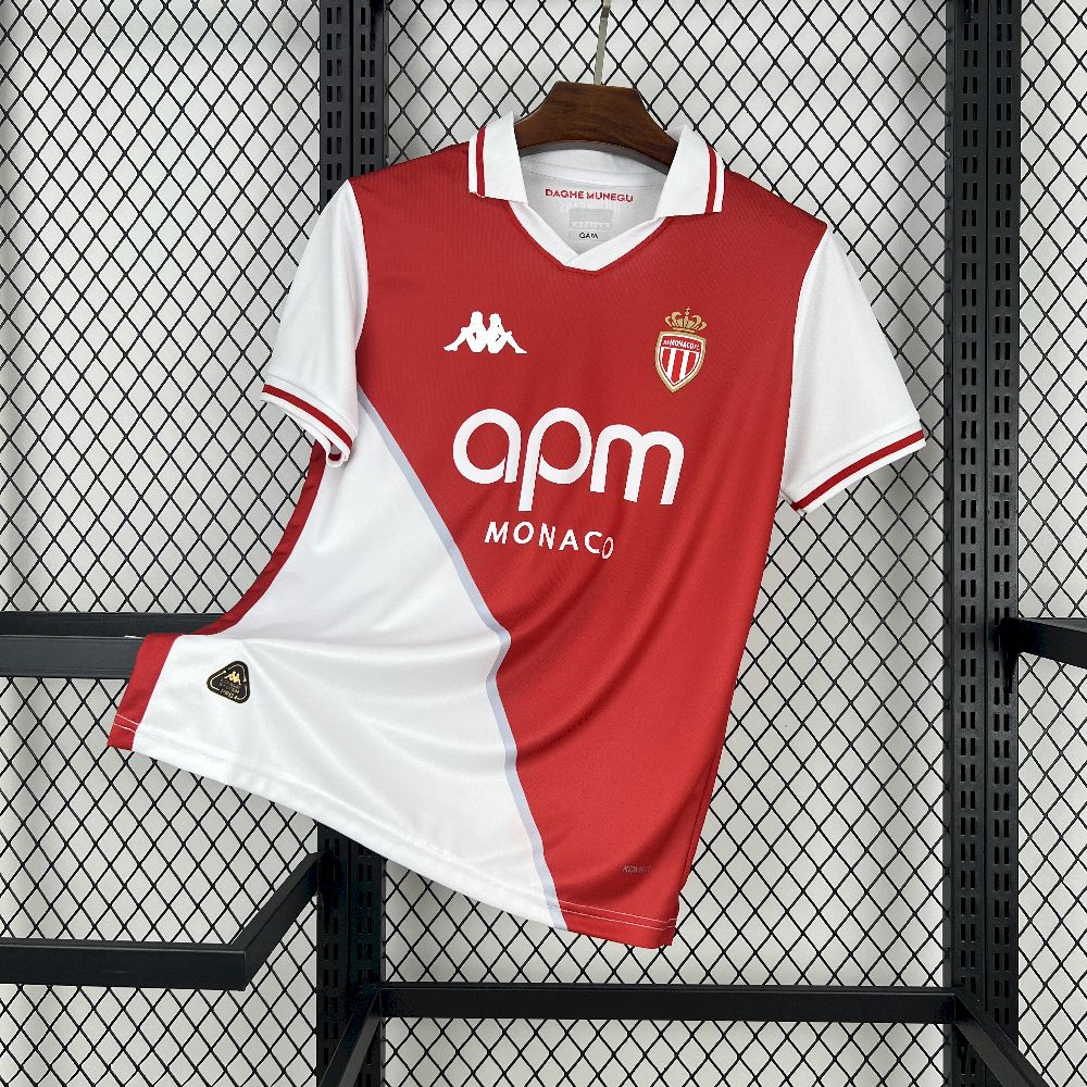 AS Monaco 2025/26 Camisola Principal – Homem