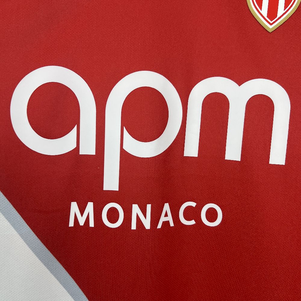 AS Monaco 2025/26 Camisola Principal – Homem