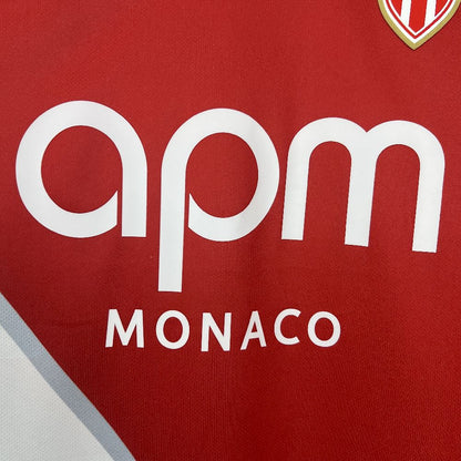 AS Monaco 2025/26 Camisola Principal – Homem
