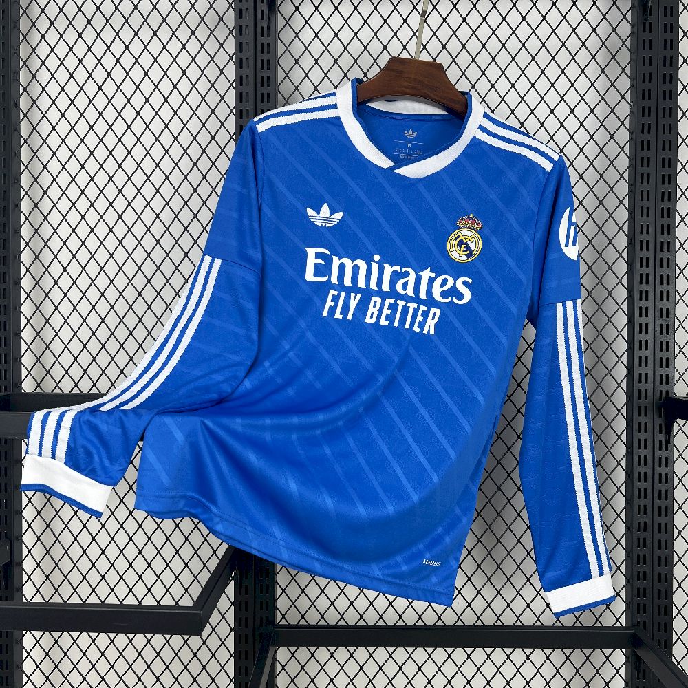Real Madrid 2025/26 Camisola Terceira de Manga Comprida – Homem