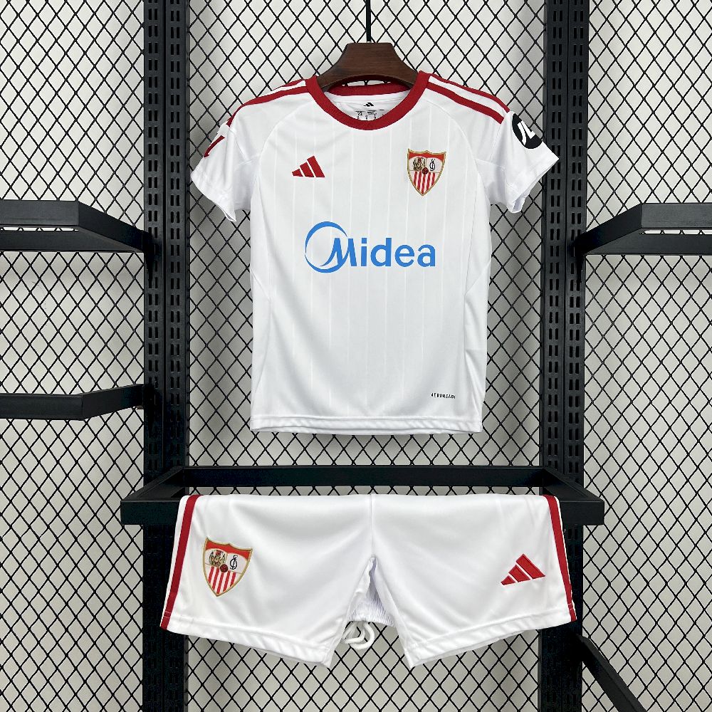 Sevilla FC 2025/26 Conjunto Principal – Criança