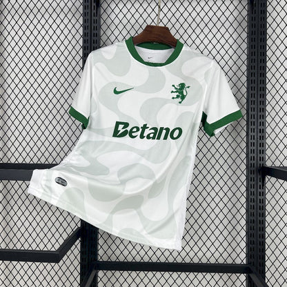 Sporting CP 2025/26 Camisola Alternativa Whtie – Homem
