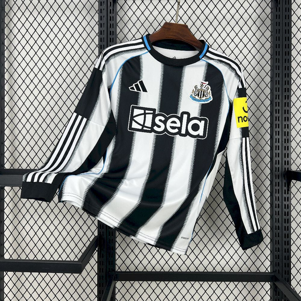 Newcastle United 2025/26 Camisola Principal de Manga Comprida – Homem