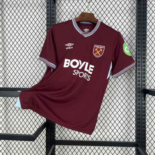 West Ham United 2025/26 Camisola Principal – Homem