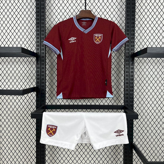 West Ham United 2025/26 Conjunto Principal – Criança