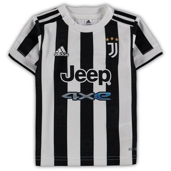 Juventus AD Infant 2021/22 Conjunto Principal Réplica - Branco/Preto – Homem