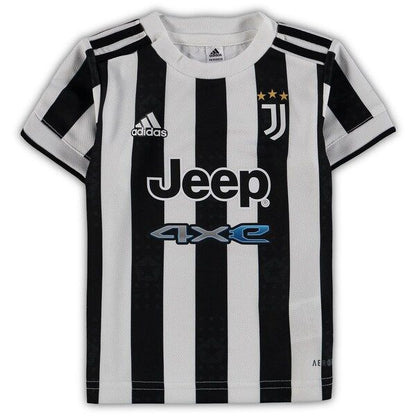 Juventus AD Infant 2021/22 Conjunto Principal Réplica - Branco/Preto – Homem