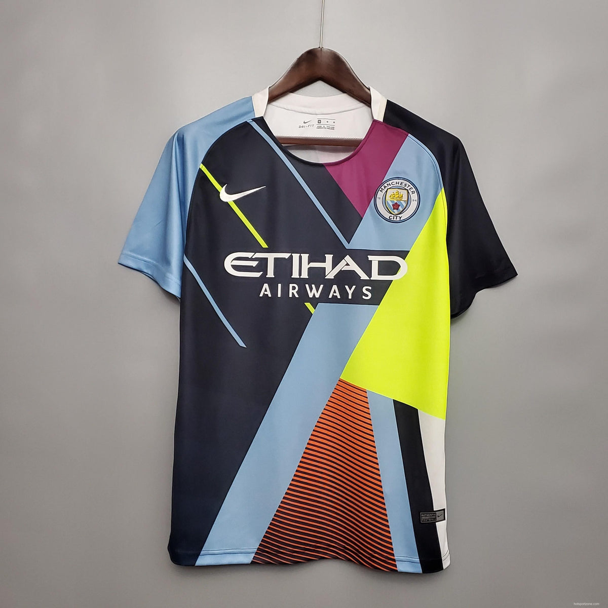 Manchester City 2019/20 Camisola de Pré-Jogo Treino Azul – Homem