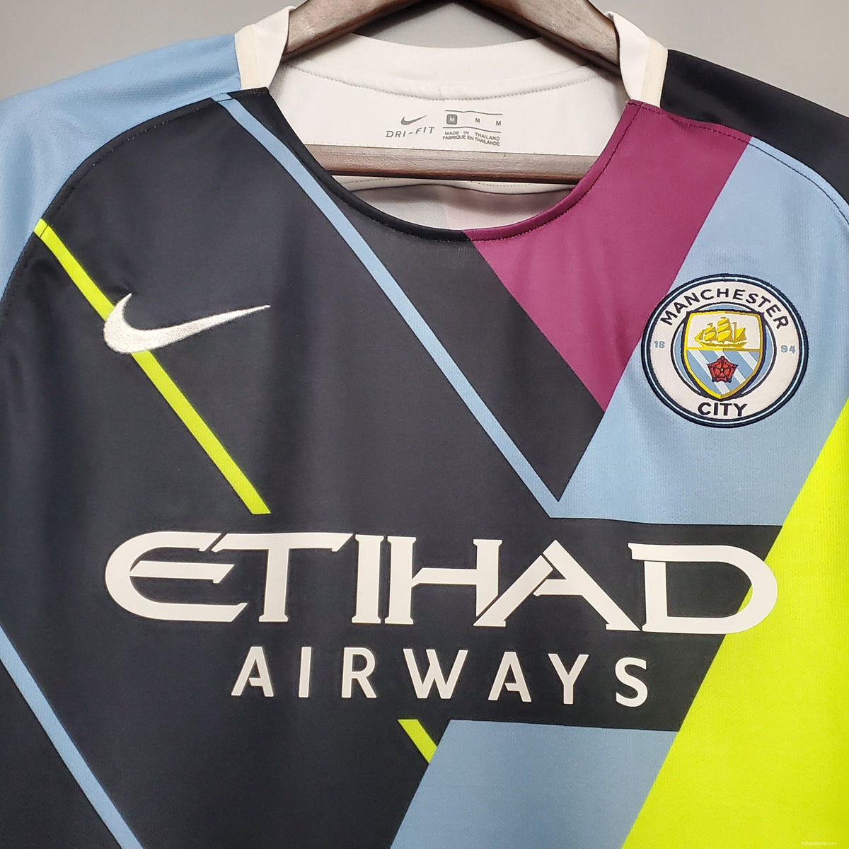 Manchester City 2019/20 Camisola de Pré-Jogo Treino Azul – Homem