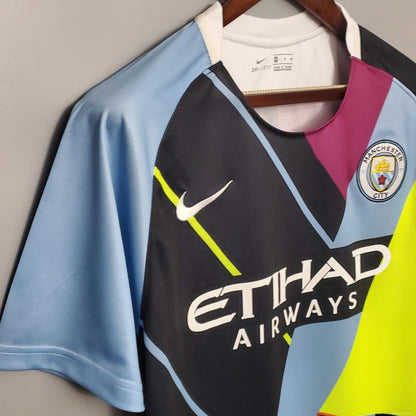 Manchester City 2019/20 Camisola de Pré-Jogo Treino Azul – Homem