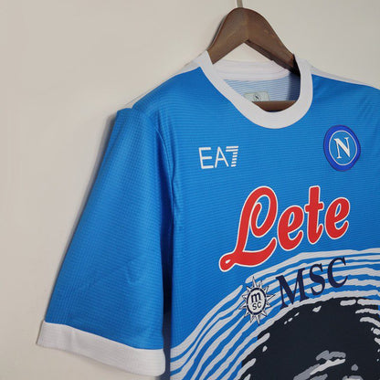 Napoli 2021/22 Camisola Azul Celeste Comemorativa Edição – Homem