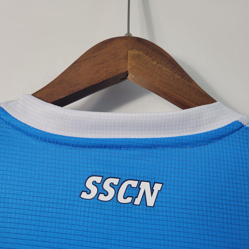 Napoli 2021/22 Camisola Azul Celeste Comemorativa Edição – Homem