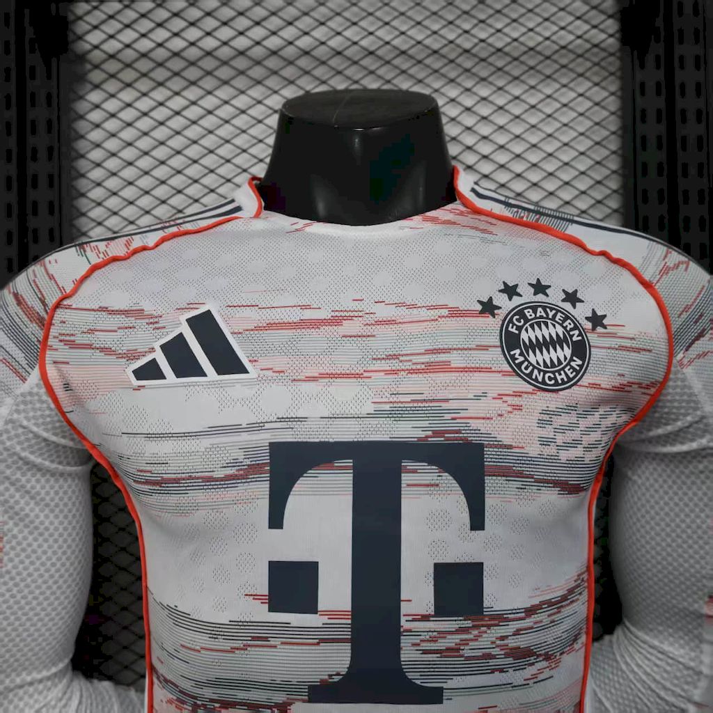 Bayern de Munique 2025/26 Camisola Alternativa de Manga Comprida Versão Jogador – Homem