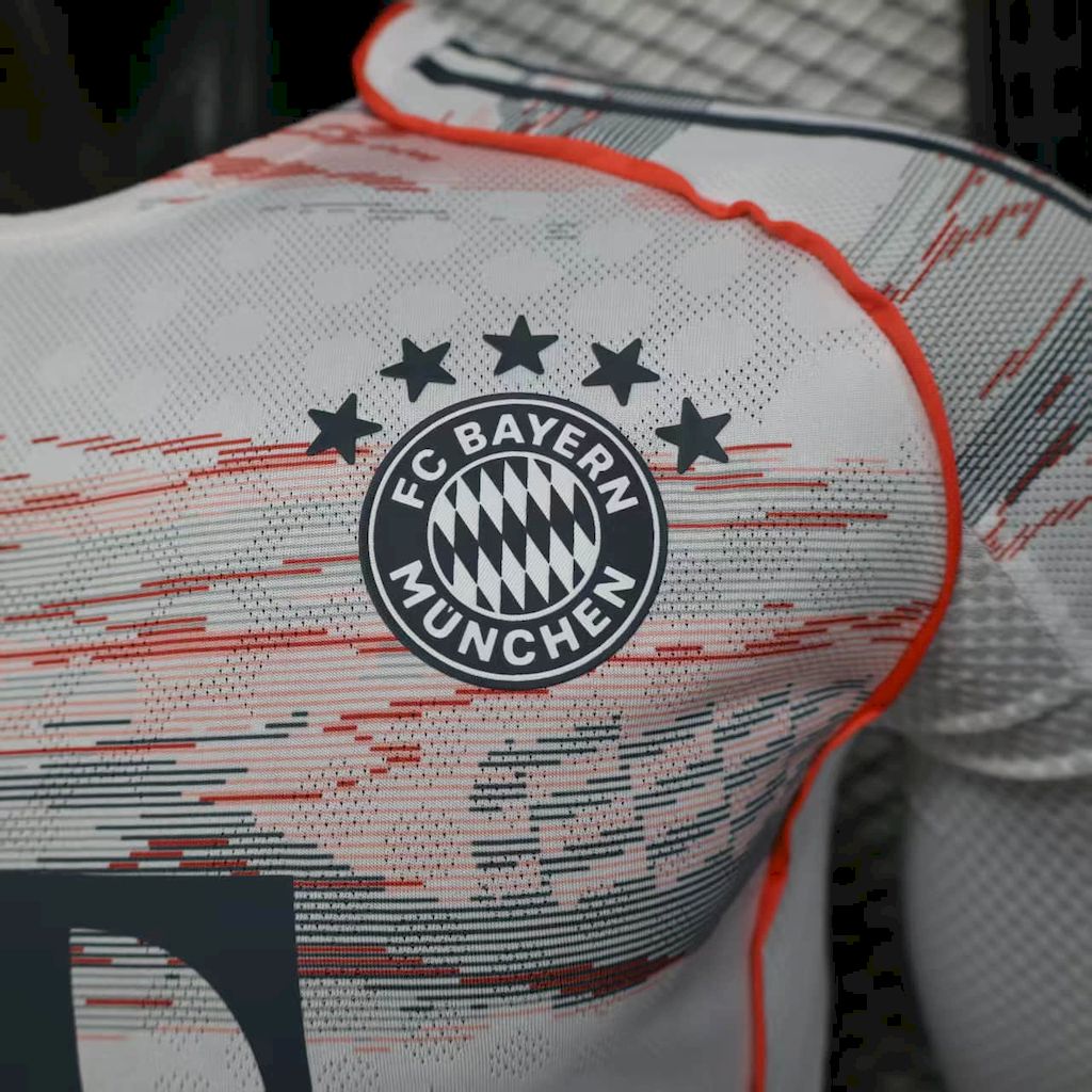 Bayern de Munique 2025/26 Camisola Alternativa de Manga Comprida Versão Jogador – Homem