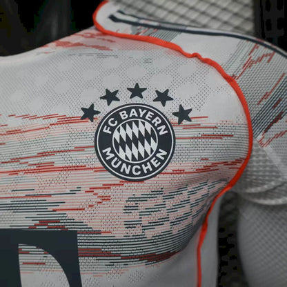 Bayern de Munique 2025/26 Camisola Alternativa de Manga Comprida Versão Jogador – Homem