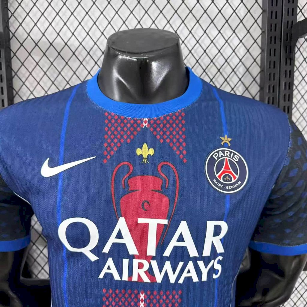 Paris Saint-Germain 2025/26 Camisola Champions Versão Jogador – Homem