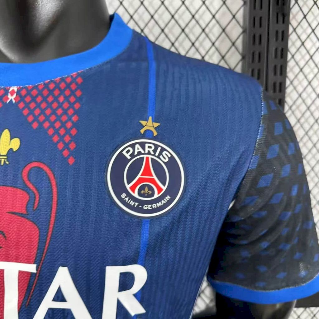 Paris Saint-Germain 2025/26 Camisola Champions Versão Jogador – Homem