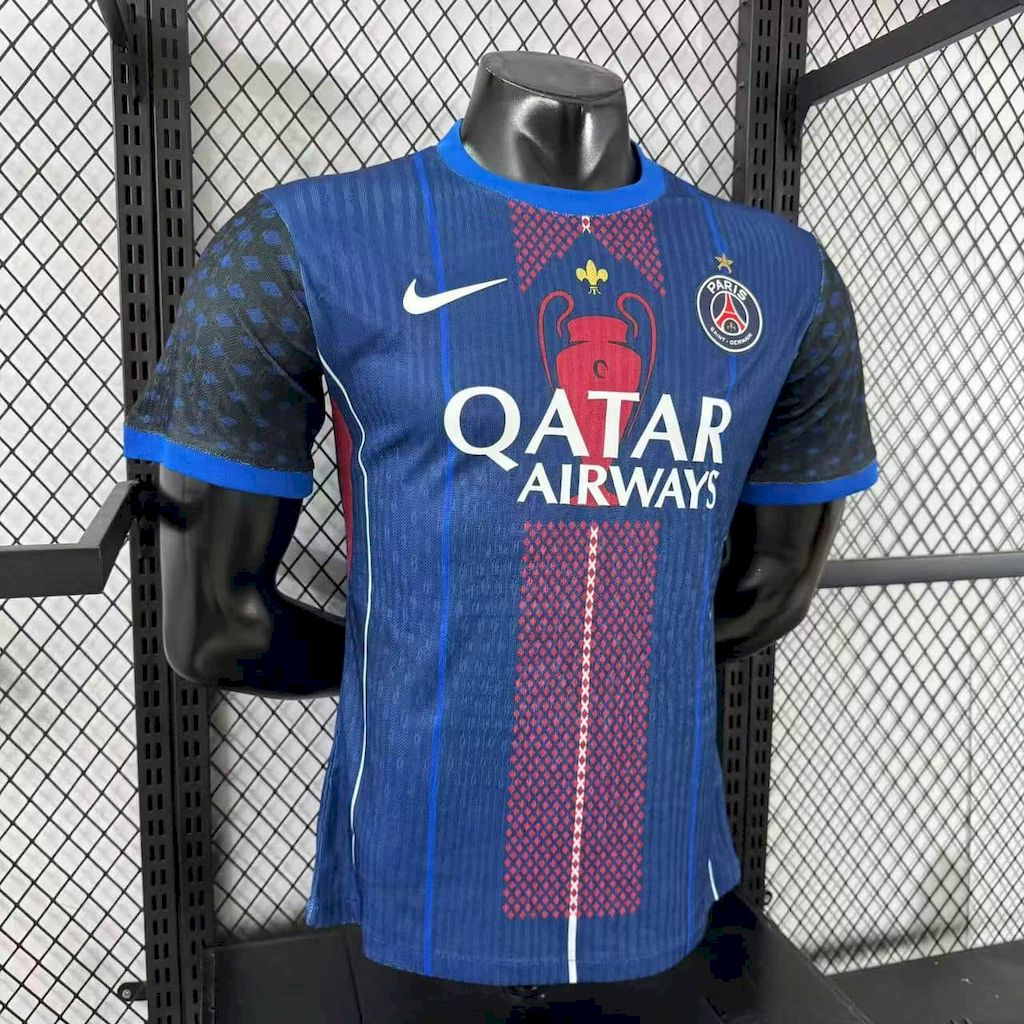 Paris Saint-Germain 2025/26 Camisola Champions Versão Jogador – Homem