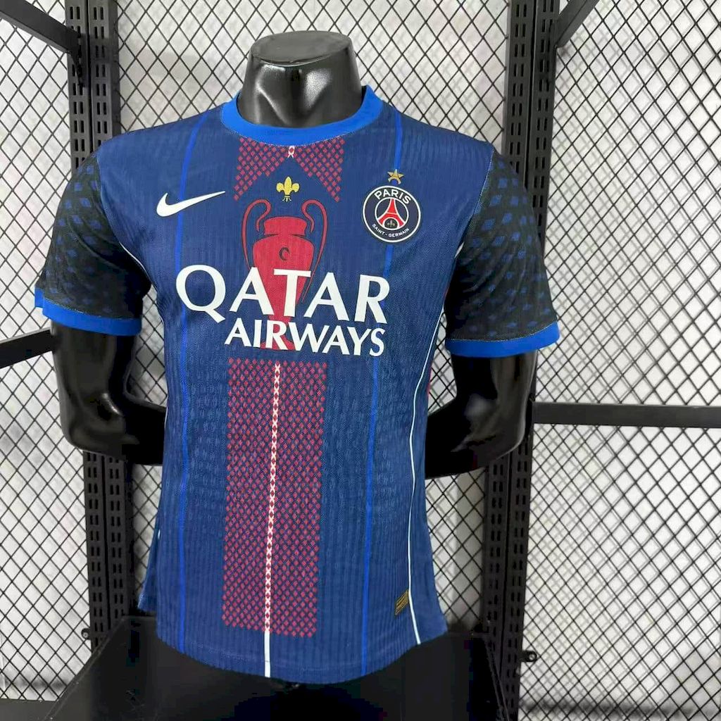 Paris Saint-Germain 2025/26 Camisola Champions Versão Jogador – Homem