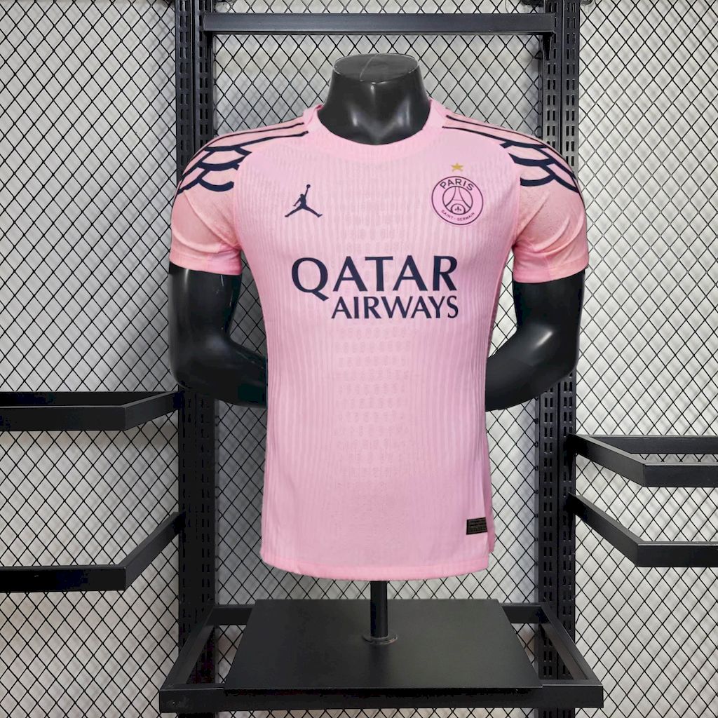 Paris Saint-Germain 2025/26 Camisola Especial Rosa Versão Jogador – Homem