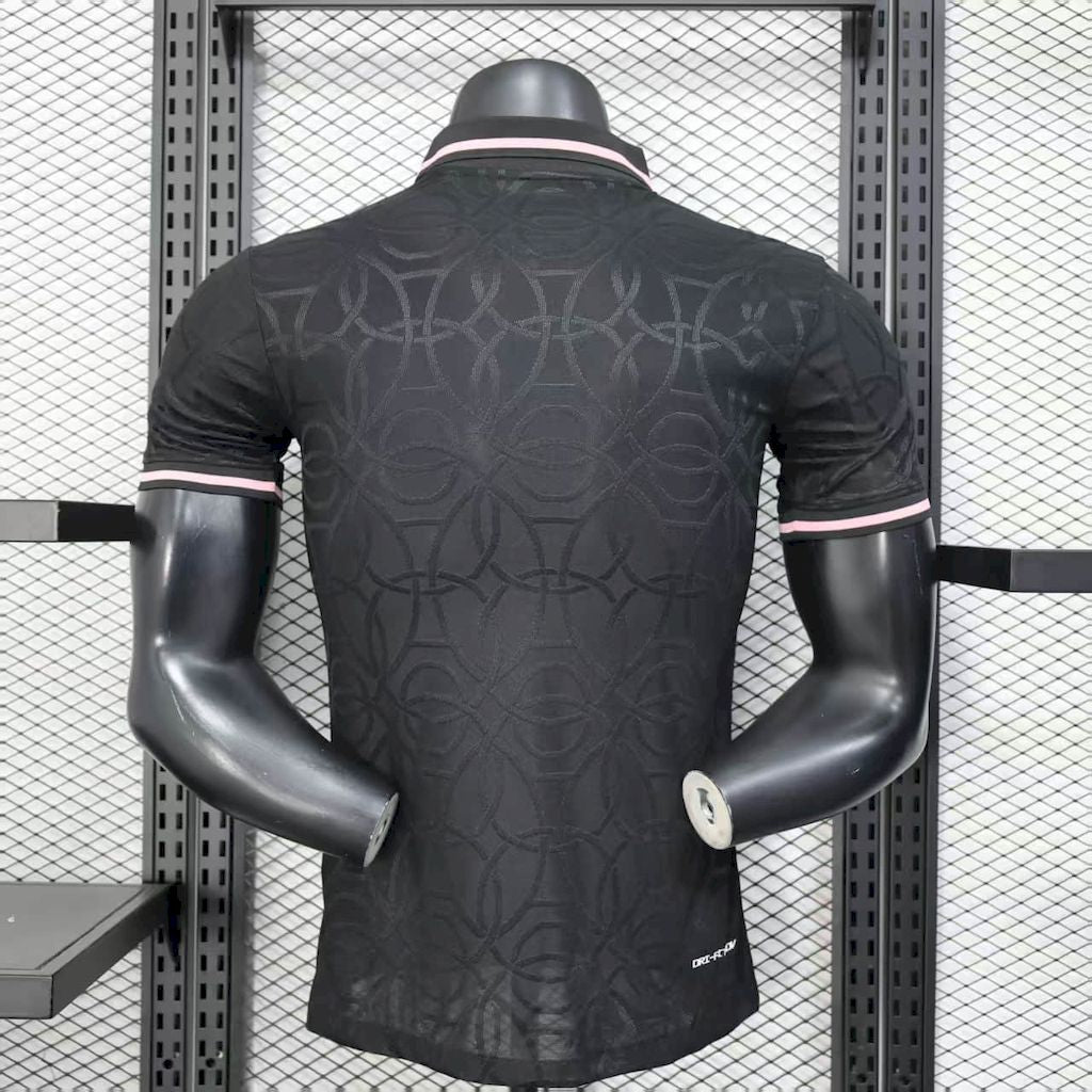 Paris Saint-Germain 2025/26 Camisola Polo Preta Versão Jogador – Homem