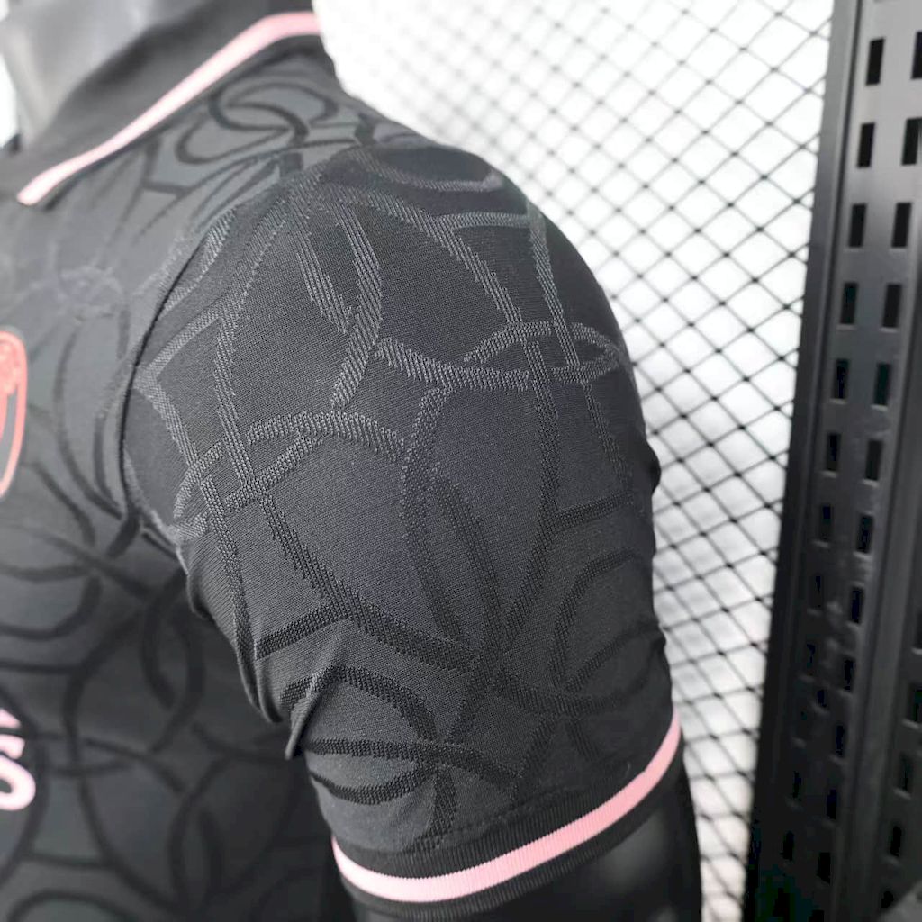Paris Saint-Germain 2025/26 Camisola Polo Preta Versão Jogador – Homem