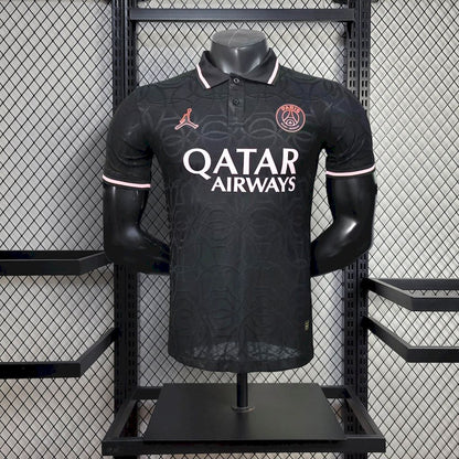 Paris Saint-Germain 2025/26 Camisola Polo Preta Versão Jogador – Homem