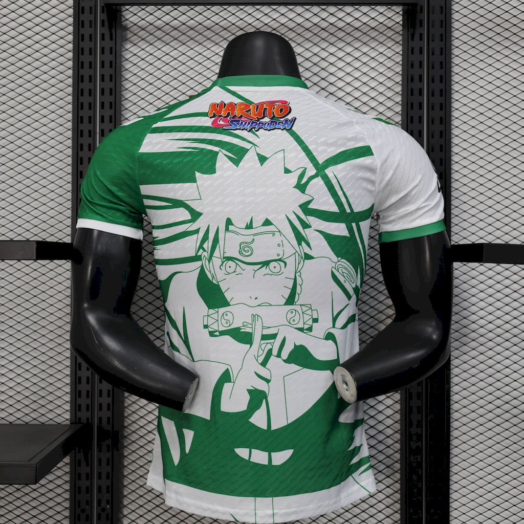 Real Betis 2025/26 Camisola Hummel x Edição Limitada Naruto Versão Jogador – Homem