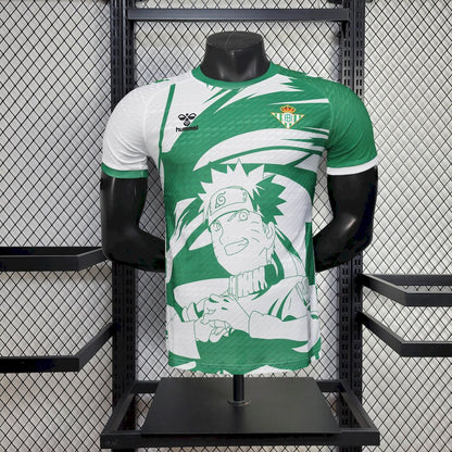 Real Betis 2025/26 Camisola Hummel x Edição Limitada Naruto Versão Jogador – Homem