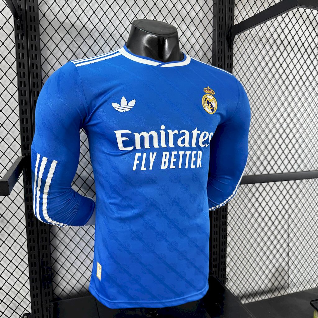 Real Madrid 2025/26 Camisola Terceira de Manga Comprida Versão Jogador – Homem