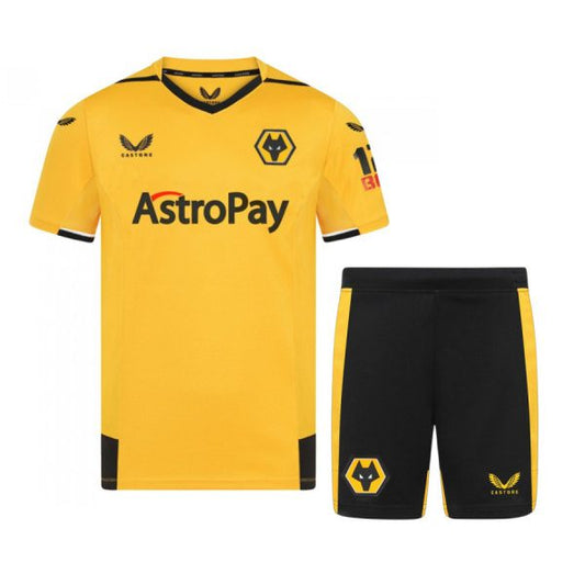 Wolves 2022/23 Conjunto Principal – Criança