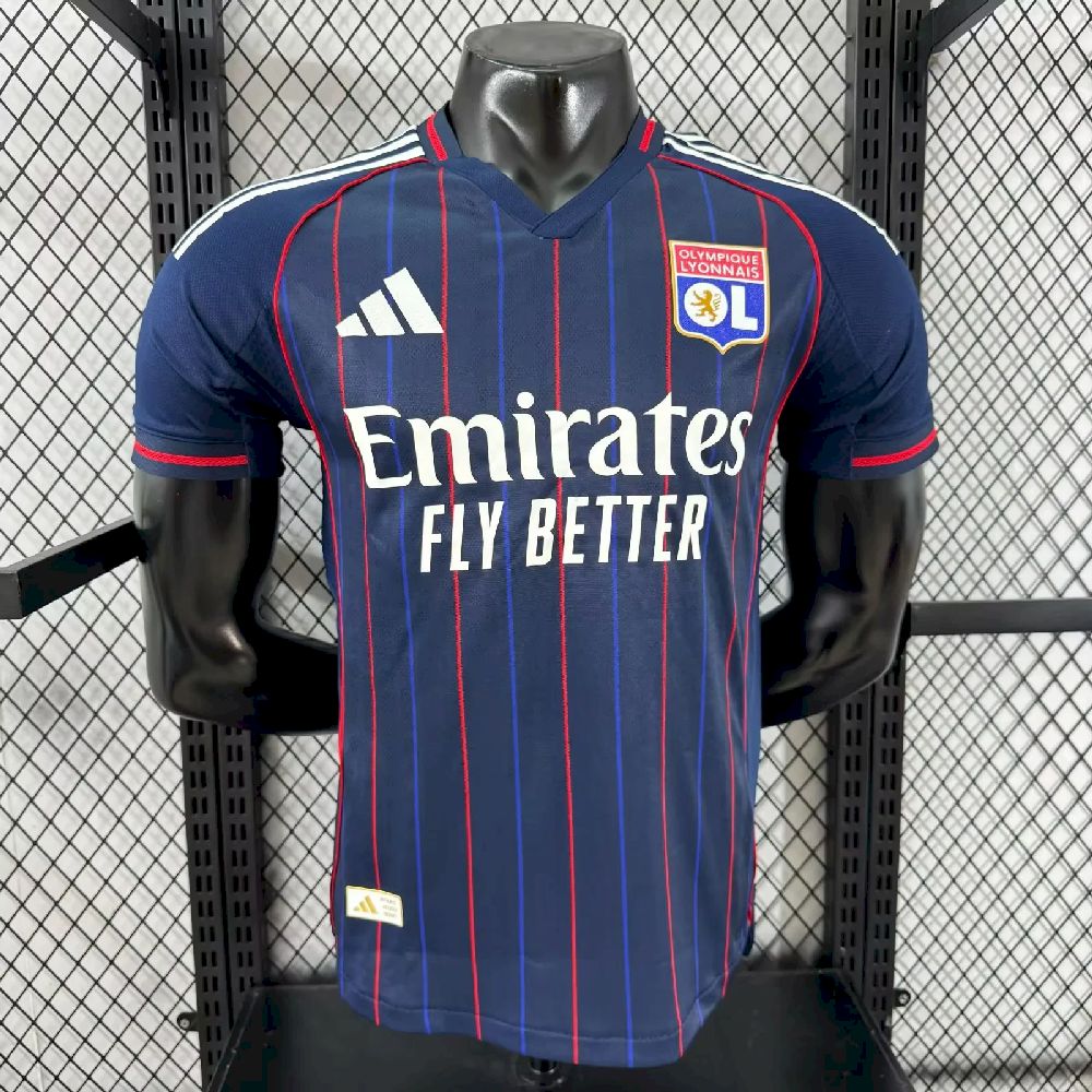 Olympique Lyonnais 2025/26 Camisola Alternativa Versão Jogador – Homem