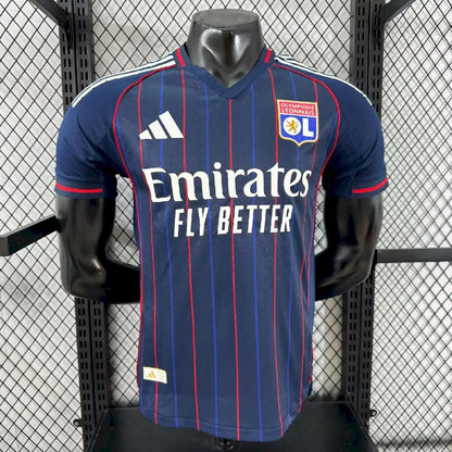 Olympique Lyonnais 2025/26 Camisola Alternativa Versão Jogador – Homem
