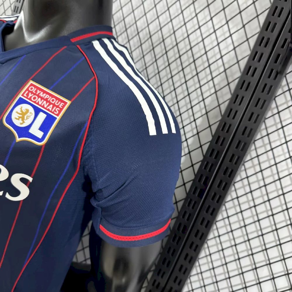 Olympique Lyonnais 2025/26 Camisola Alternativa Versão Jogador – Homem