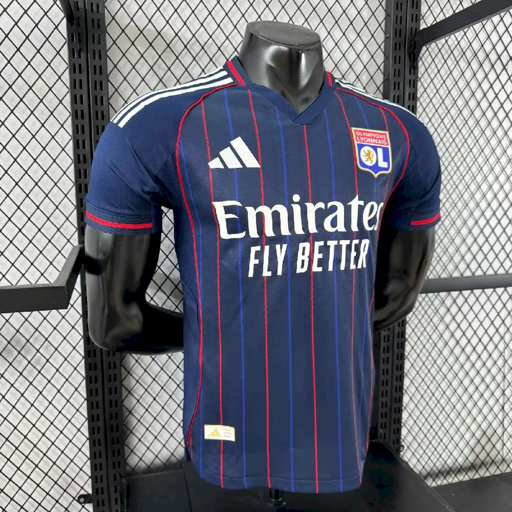 Olympique Lyonnais 2025/26 Camisola Alternativa Versão Jogador – Homem