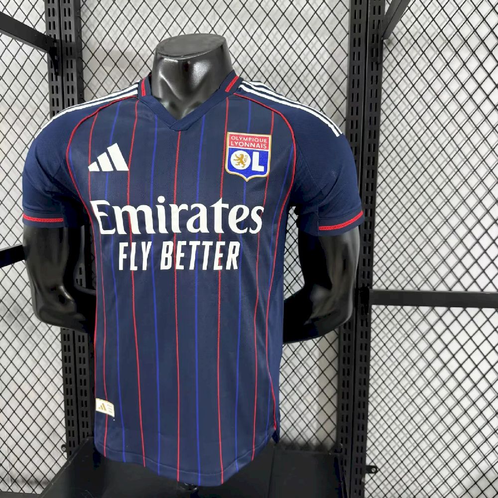 Olympique Lyonnais 2025/26 Camisola Alternativa Versão Jogador – Homem