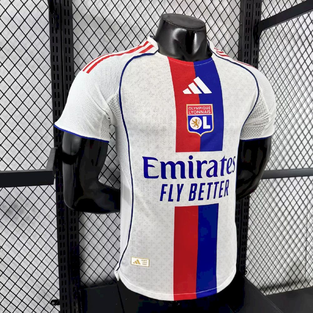 Olympique Lyonnais 2025/26 Camisola Principal Versão Jogador – Homem