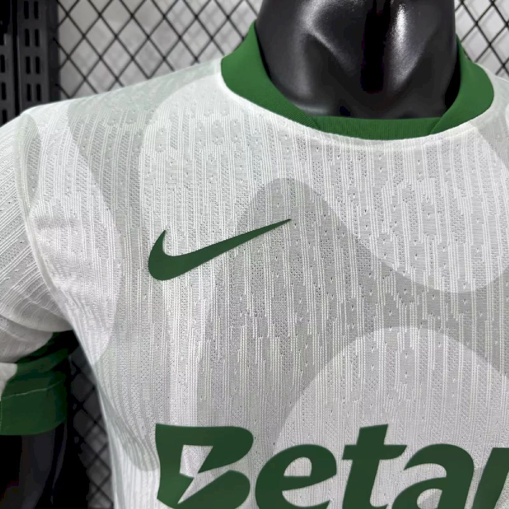 Sporting CP 2025/26 Camisola Alternativa Whtie Versão Jogador – Homem