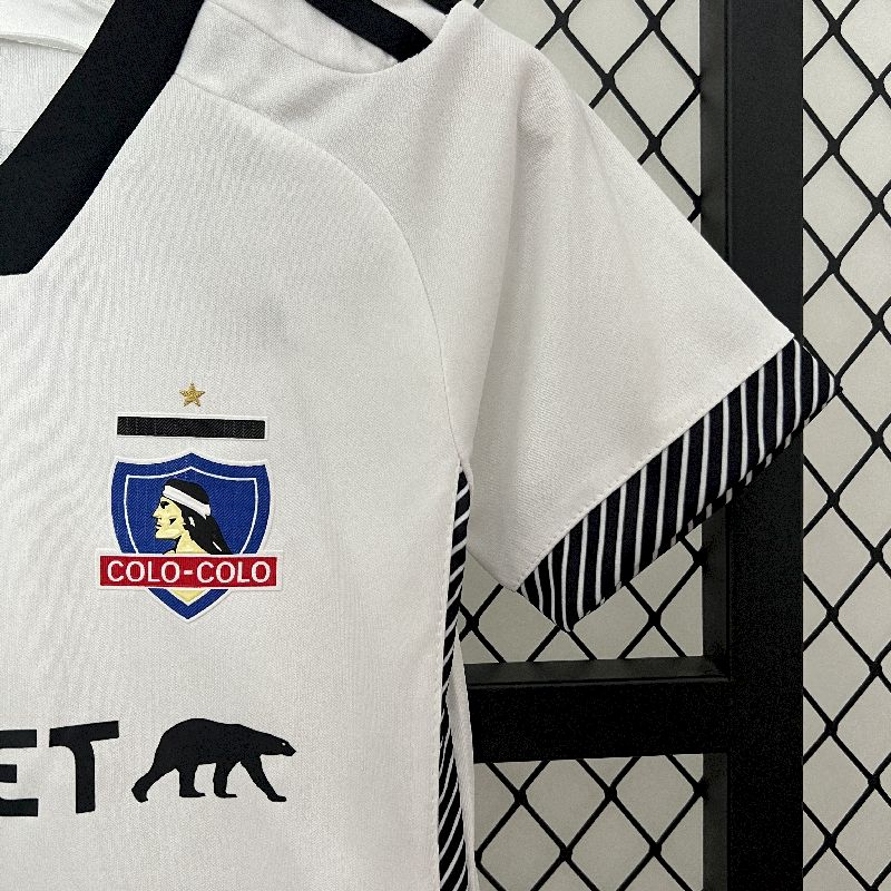 Colo Colo 2024/25 Conjunto Principal – Criança