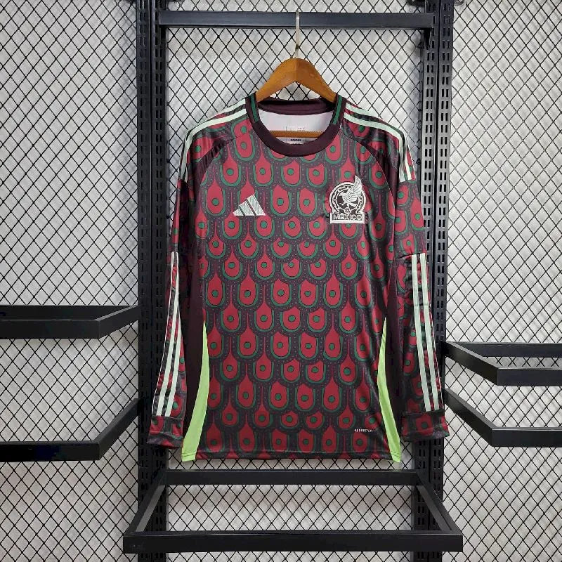 México 2024/25 Camisola Principal de Manga Comprida – Homem