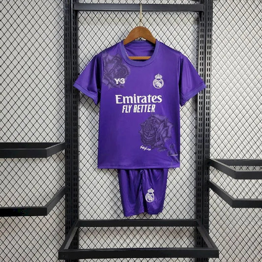 Real Madrid 2024/25 Conjunto Especial Y-3 Rose – Criança